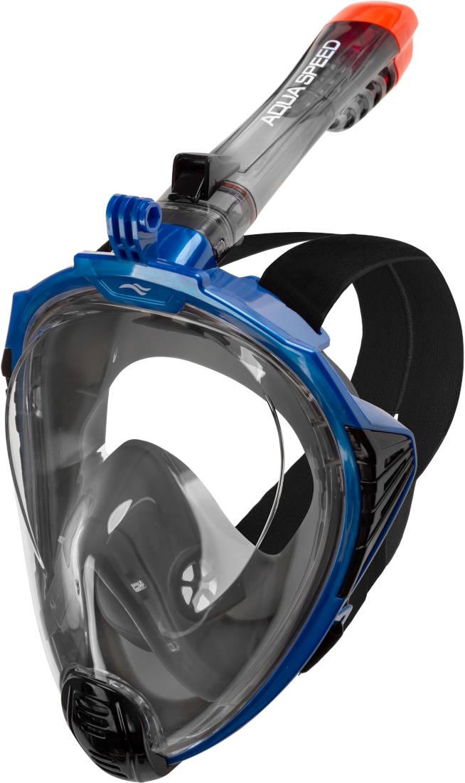 Повнолицева маска для дайвінгу Aqua Speed Drift 9930 р. S/M (249-10) Black/Blue