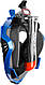 Повнолицева маска для дайвінгу Aqua Speed Drift 9930 р. S/M (249-10) Black/Blue, фото 4