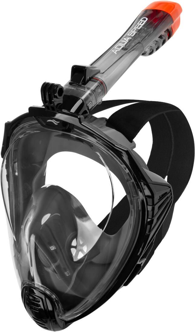 Повнолицева маска для дайвінгу Aqua Speed Drift 9933 р. S/M (249-23) Black
