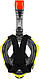 Повнолицева маска для дайвінгу Aqua Speed Drift 9936 р. S/M (249-38) Black/Yellow, фото 5