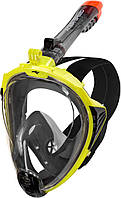 Полнолицевая маска для дайвинга Aqua Speed Drift 9942 р. L/XL (249-38) Black/Yellow