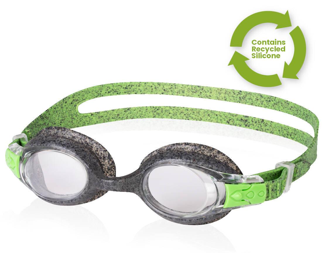 Окуляри для плавання Aqua Speed Amari Reco 60517 (041-12) Black/Green дитячі