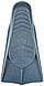 Ласти для плавання Aqua Speed Training Fins 60447 р. 39-40 (137-01) Navy, фото 5