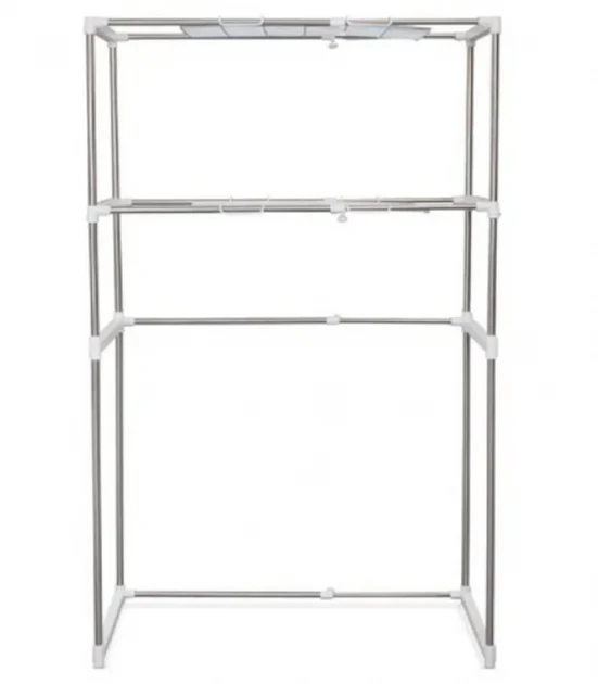 Стелаж для зберігання над пральною машиною STORAGE RACK 3238-1 150х55х25​​​​​​​см Стелаж для ванного приладдя, фото 1