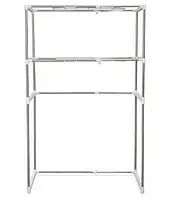 Стеллаж для хранения над стиральной машиной STORAGE RACK 3238-1 150х55х25см Стеллаж для ванных принадлежностей