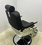 Перукарське чоловіче крісло з підголівником Barber-крісло Барбершоп Elegant PRO, фото 2
