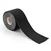 Кінезіо Тейп 5 см х 5 м Кінезіологічний спортивний тейп стрічки Kinesiology Tape, чорний, фото 3