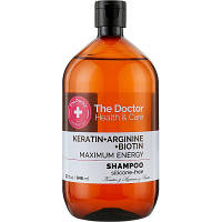 Шампунь The Doctor Health Care Keratin + Arginine + Biotin Maximum Energy 946 мл 8588006041705 GJH