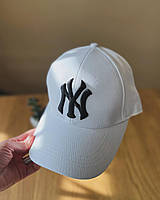 Біла кепка з логотипом нью йорк, бейсболка New York ny