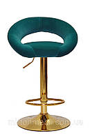 Барный стул Holy ткань Vel GD-BASE, зеленый
