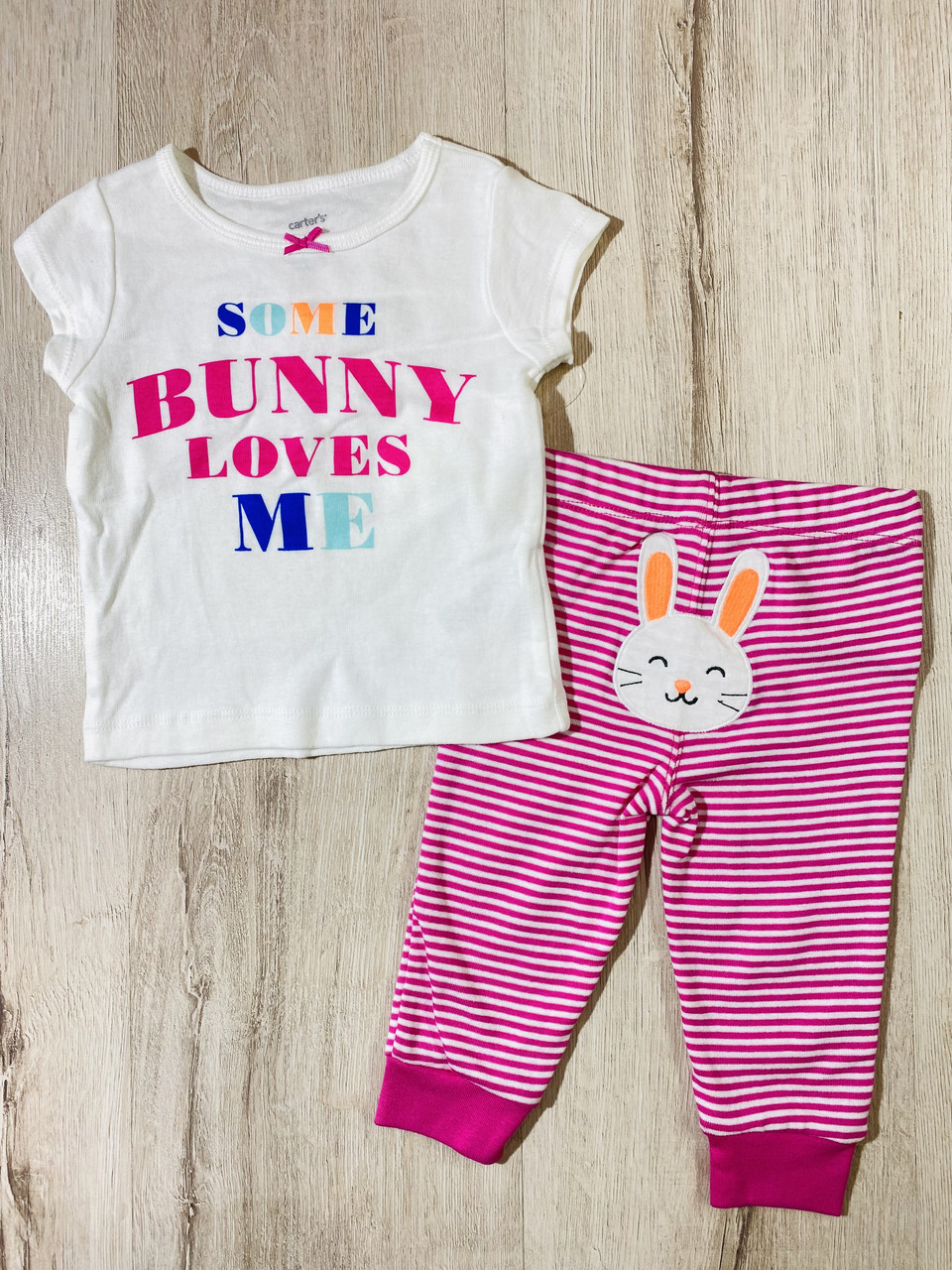 Костюм для дівчинки Carters 119g175 67-72 см Рожевий, фото 1