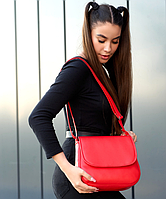 Жіноча сумка Крос-боді Червоний, сумка для дівчат, стильна сумка через плече SNAP