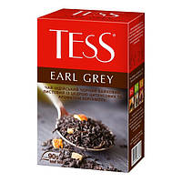 Чай Tess Earl Grey (тес ерл грей) чорний із цедрою цитрусових і ароматом бергамоту 90 г