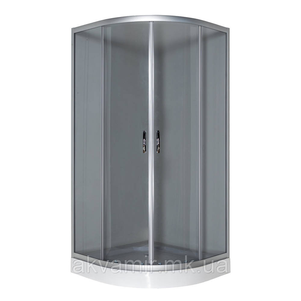 Душова кабіна VIVIA JK 091 Сіра 90*90*191 мілкий піддон ( А0055605 )