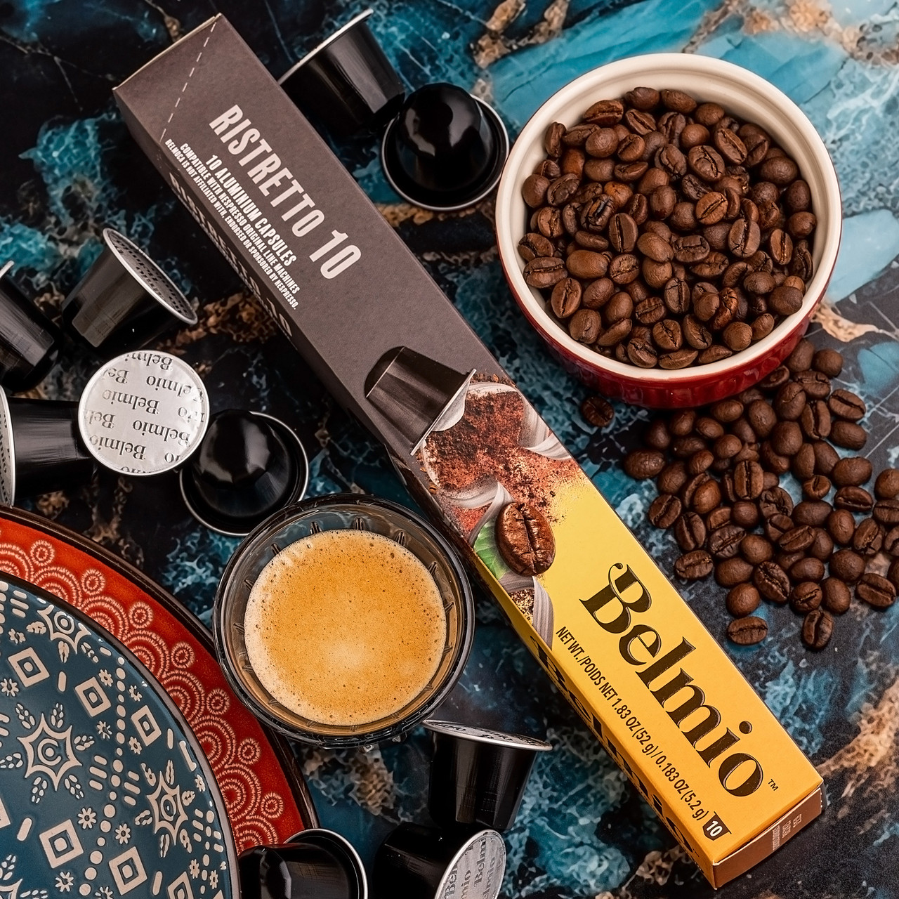 Nespresso® капсулы Belmio Ristretto (темний шоколад і прянощі)