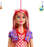 Лялька-сюрприз Барбі Кольорове перетворення Ароматні солодкі фрукти Barbie Color Reveal HJX49 Mattel Оригінал, фото 7