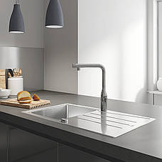 Мийка для кухні з неіржавкої сталі Grohe K400 (31566SD0), фото 6