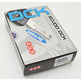 Циліндр Scudo DCK/100мм, шток-ключ, 60/40 матовий нікель, фото 3