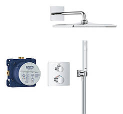Душова система прихованого монтажу з термостатом Grohe Grohtherm (34870000), фото 4