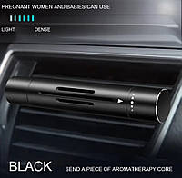 Освіжувач повітря в автомобіль (ароматизатор) + 2 змінні картриджі Чорний