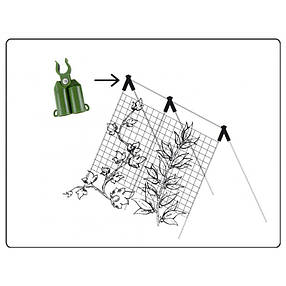 З'єднувач кутовий регульований для садових
опор 16мм, 4 шт., TYLS16/4, фото 2