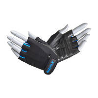 Rainbow Workout Gloves Black/Turquoise MFG-251 (M size) Дніпро