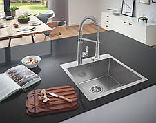 Мийка для кухні з неіржавкої сталі Grohe K800 (31583SD1), фото 5