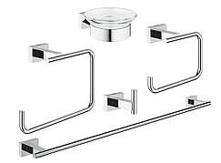 Набір аксесуарів 5 в 1 Grohe Essentials Cube New (40758001)