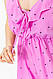Комбінезон жіночий у горох, колір рожевий, 204R0050, фото 5