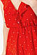 Комбінезон жіночий у горох, колір червоний, 204R0050, фото 5