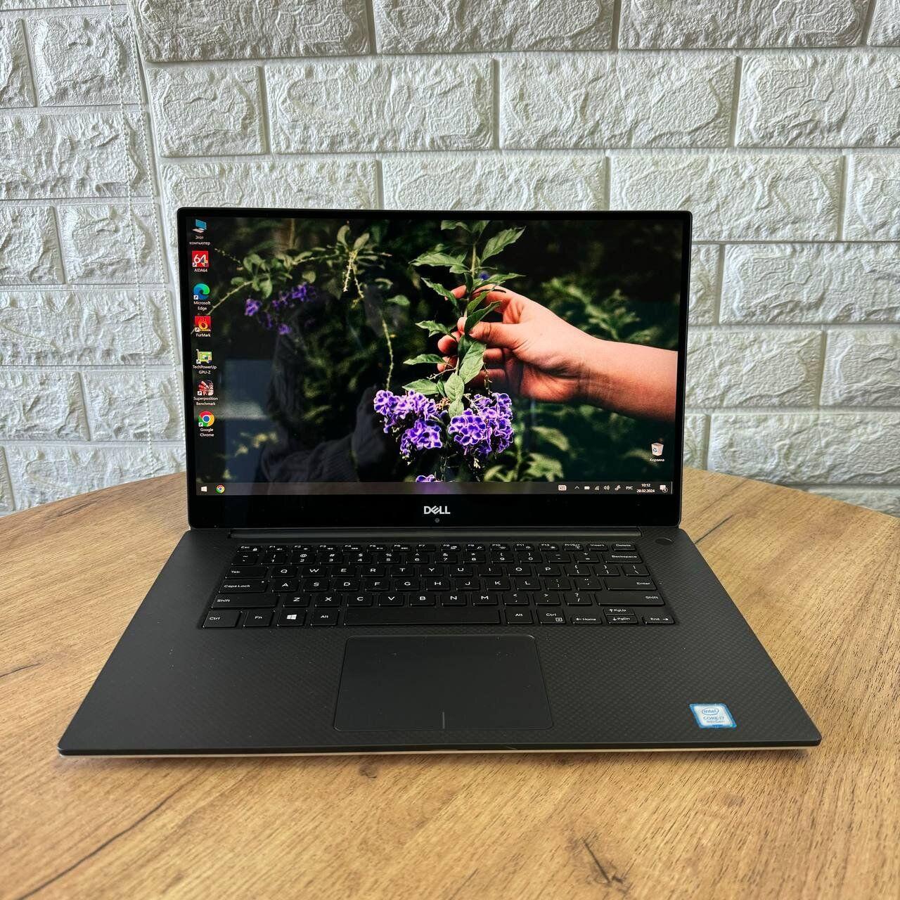 Б/в Ігровий ноутбук Dell XPS 15 9570 15.6" 3840x2160 Touch| i7-8750H| 16GB RAM| 256GB SSD| GTX 1050 Ti 4GB
