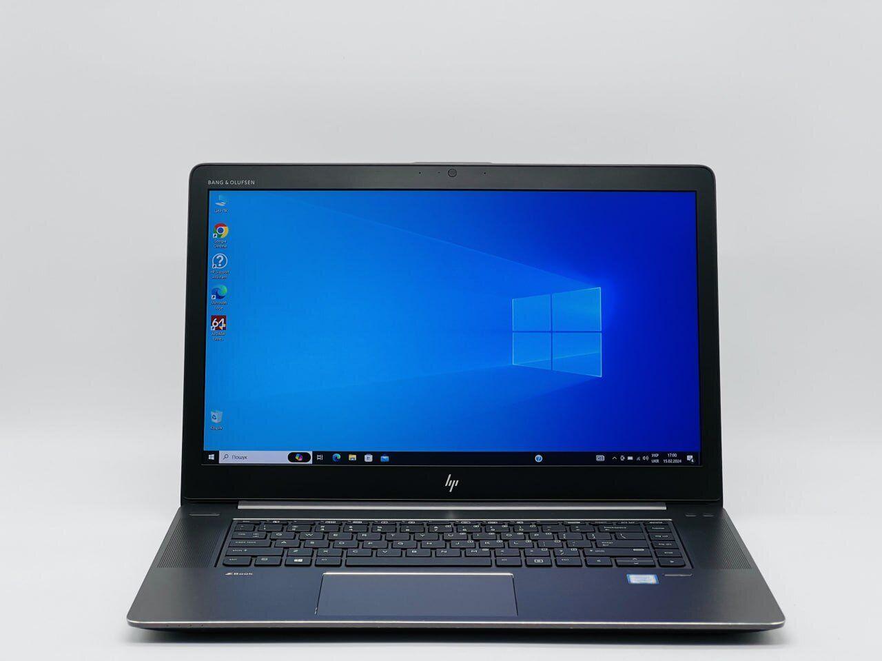 Б/в Ноутбук HP ZBook Studio G4 15.6" 1920x1080| Core i7-7820HQ| 16 GB RAM| 240 GB SSD| Quadro M1200 4GB