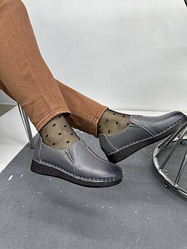 Туфлі жіночі MeegoComfort A5331-5 GRAY BATTAL сірі 40