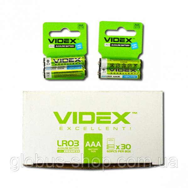 БАТАРЕЙКА VIDEX R03 AAA, мікро