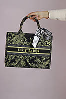 Жіноча сумочка CHRISTIAN DIOR Book Tote black/yellow