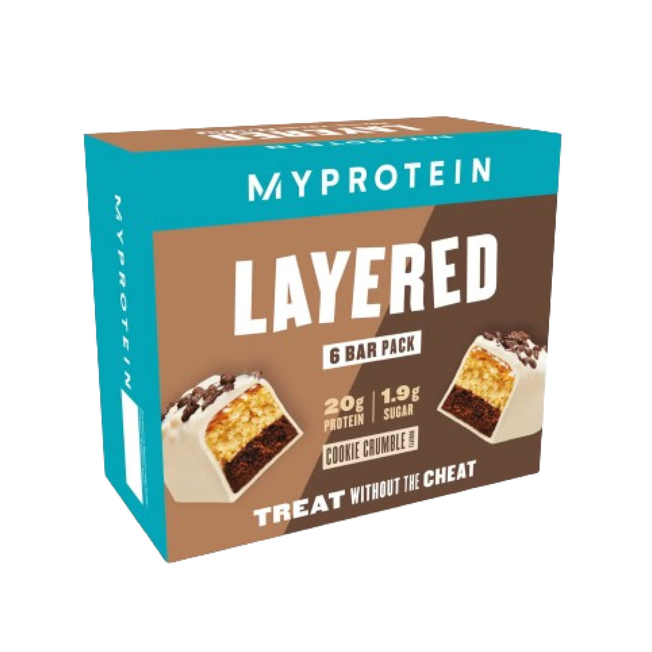 Layered Bar - 12x60g Cookie Crumble, фото 1