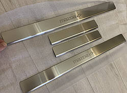 Накладки на пороги Mazda 6 II з 2008 р. (Standart)