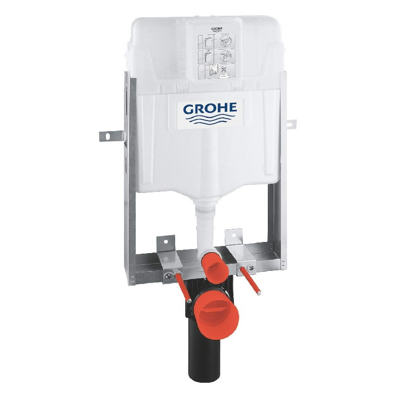 Модуль для підвісного унітазу Grohe Uniset (39165000) з пневматичним бачком, білий (39165000)