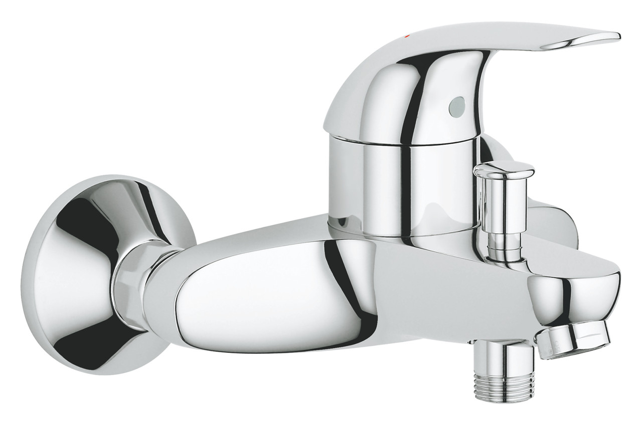Змішувач для ванни Grohe Euroeco New з коротким виливом хромований 32743000 (32743000)