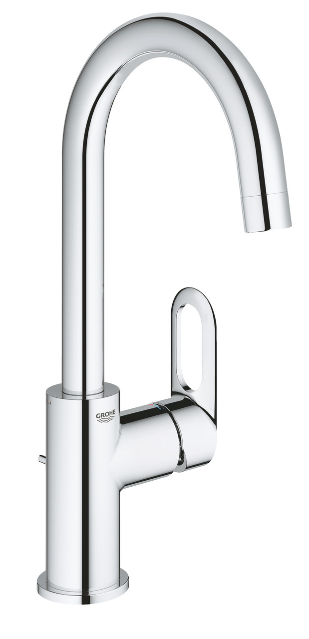 Змішувач для раковини Grohe BauLoop L-подібний однорукий хромований 23763000 (23763000)