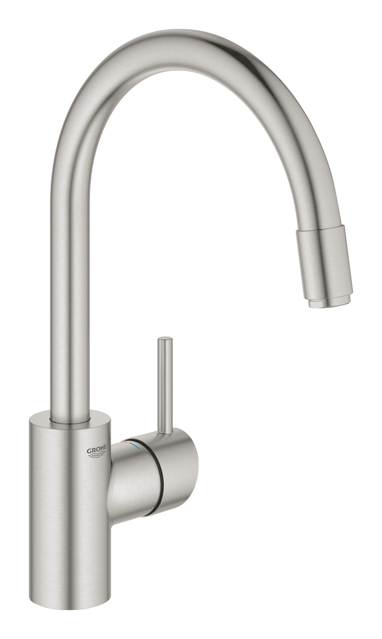 Смеситель для кухні Grohe Concetto new з висувним виливом 32663DC3, нержавіюча сталь (32663DC3)
