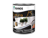 Краска уретан-алкидная для дерева и металла TEKNOS Futura 15 (База 1), 0.9 л