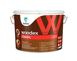 Тонкошаровий тиксотропний антисептик для альтанок, парканів, дерев'яного домобудівництва TEKNOS Woodex Classic, 0.9 л