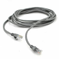 Патч-корд 30м, RJ-45, Cat.5e, CCA, биметалл, серый Ritar (PCR-CCA/30G / 00229) p