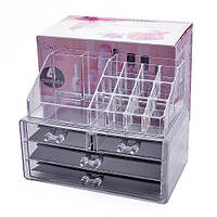 Органайзер Cosmetic Storage Box для хранения косметики и аксессуаров на 4 отделения! Salee