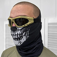 Тактические защитные очки маска + 3 линзы (Койот)