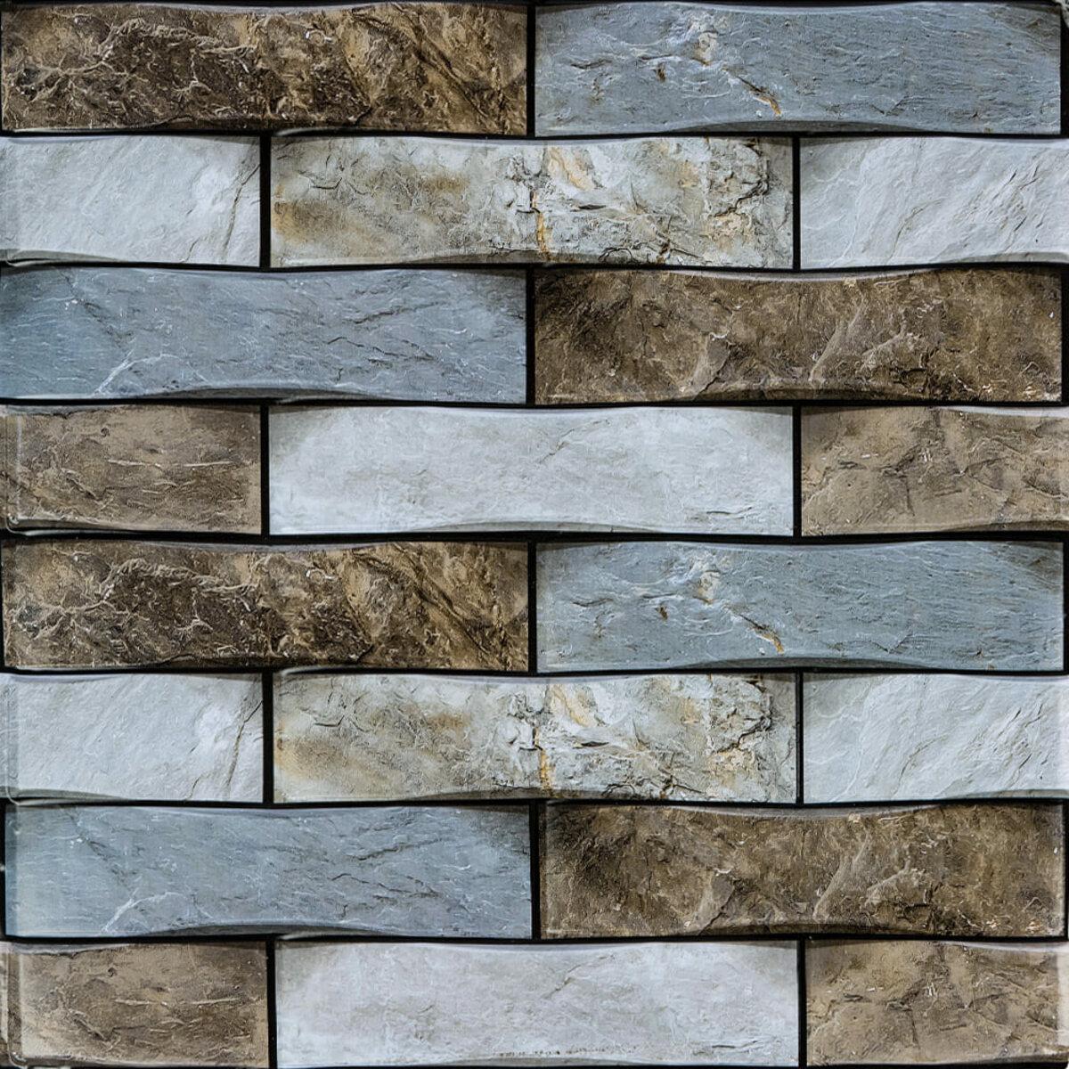 Декоративна ПВХ плитка на самоклейці квадрат 300х300х5мм, ціна за 1 шт. (СПП-600) SW-00000525, фото 1