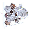Декоративна ПВХ плитка на самоклейці 3D куби 300х300х5мм, цина за 1 шт. (СПП-506), фото 3
