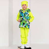 Жилет дитячий для хлопчика Trendy Tot 03-01404 з капюшоном від 5 до 9 років - різнокольоровий, 134 см (9