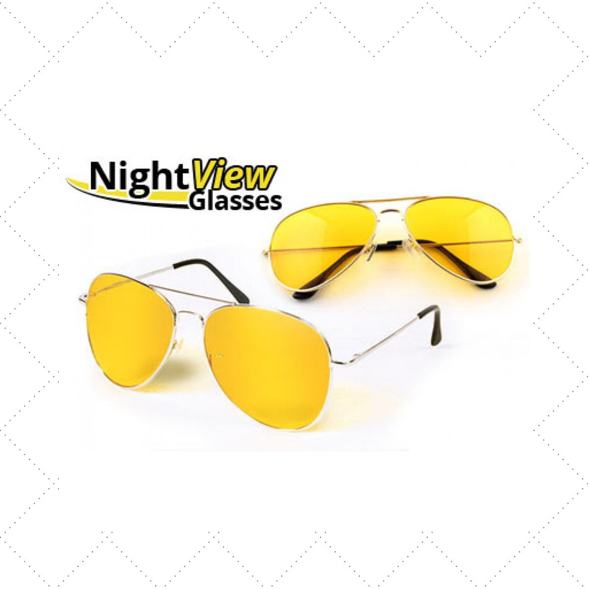 Жовті окуляри для водіїв нічного бачення Night View Glasses / Антиблікові окуляри для водіїв! Salee